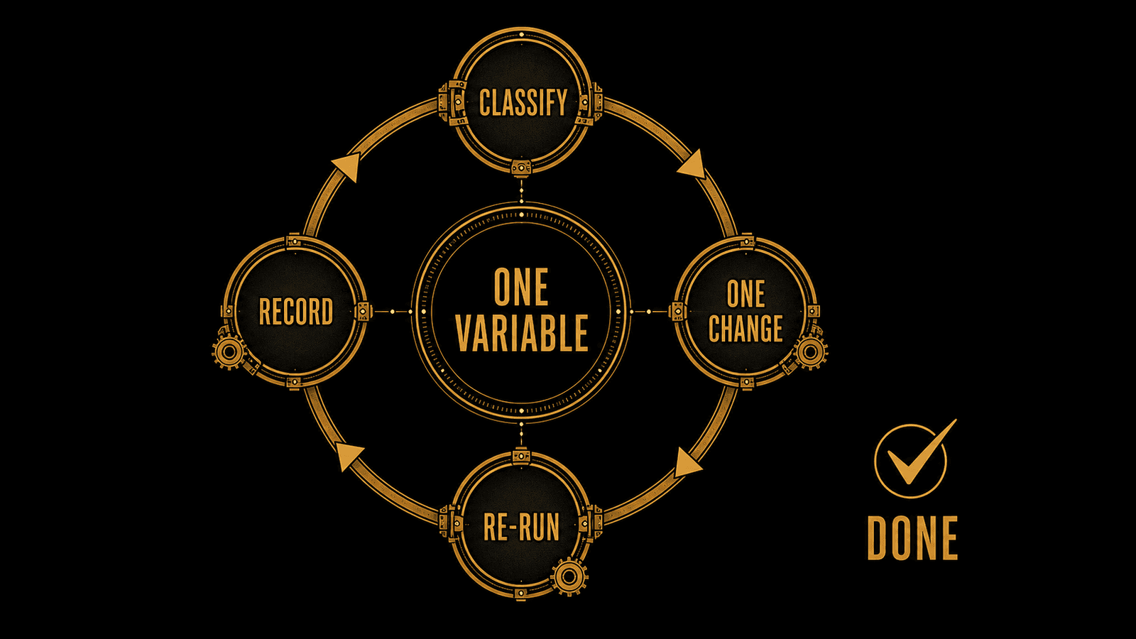 Classify, change one
